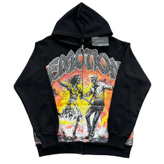 MIXED EMOTION Zombie Graphic Tracksuit Set