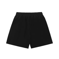 MIXED EMOTION Rhinestone Gothic Sweat Shorts