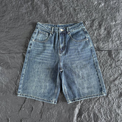 Derschutze Figure Floral Embroidered Jorts