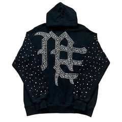 MIXED EMOTION Rhinestone Tracksuit Set