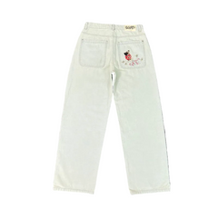 Derschutze Cute Graphic Street Jeans