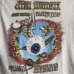 Jimi Hendrix Heavy Metal High Street Hip Hop Men's and Women's Short sleeved T-shirt