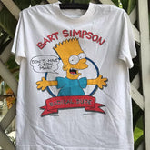 Bart Simpson's European and American high street lazy style cec casual texture men's and women's short sleeved T-shirt cotton