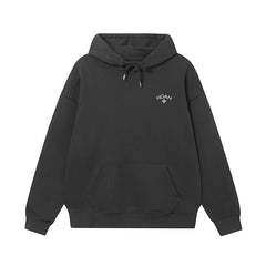 Meichao NOAH White Cross Classic Small Logo Printed Men's and Women's Loose Casual Autumn/Winter Hoodie