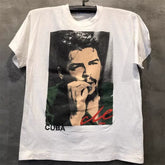 Che Guevara Portrait Tribute Classic Short Sleeve Vintage Digital Direct Spray Printed T-shirt