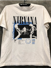 Nirvana Band Kurt Cobain Vintage American Retro Rock Short sleeved Men's and Women's T-shirts Cotton
