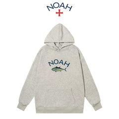 NOAH秋冬潮牌套头连帽卫衣男女美式重磅帽衫情侣加绒外套
