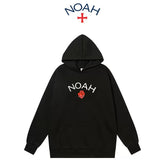 NOAH秋冬潮牌连帽卫衣男女重磅加绒宽松情侣帽衫外套