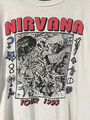 Nirvana涅槃乐队美式复古高街chic嘻哈痞帅潮牌Cityboy短袖T恤棉