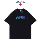 NOAH BWCJ夏季新款潮牌创意字母简约百搭纯棉圆领情侣短袖T恤男女 (1)