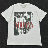 Nirvana涅槃乐队科特柯本vintage小众美式复古短袖T恤男女vtg上衣