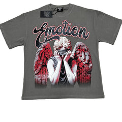 Mixed Emotion Retro Angel Art T‑Shirt