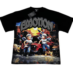 Mixed Emotion Vintage Angel Rock T‑Shirt