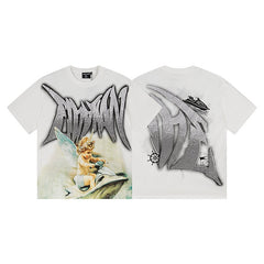 MIXED EMOTION Jet‑Ski Angel Graphic Tee