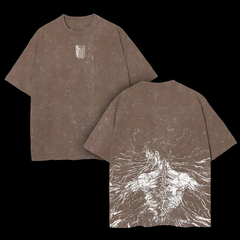 EREN FREEDOM VINTAGE UINSEX OVERSIZE TEE