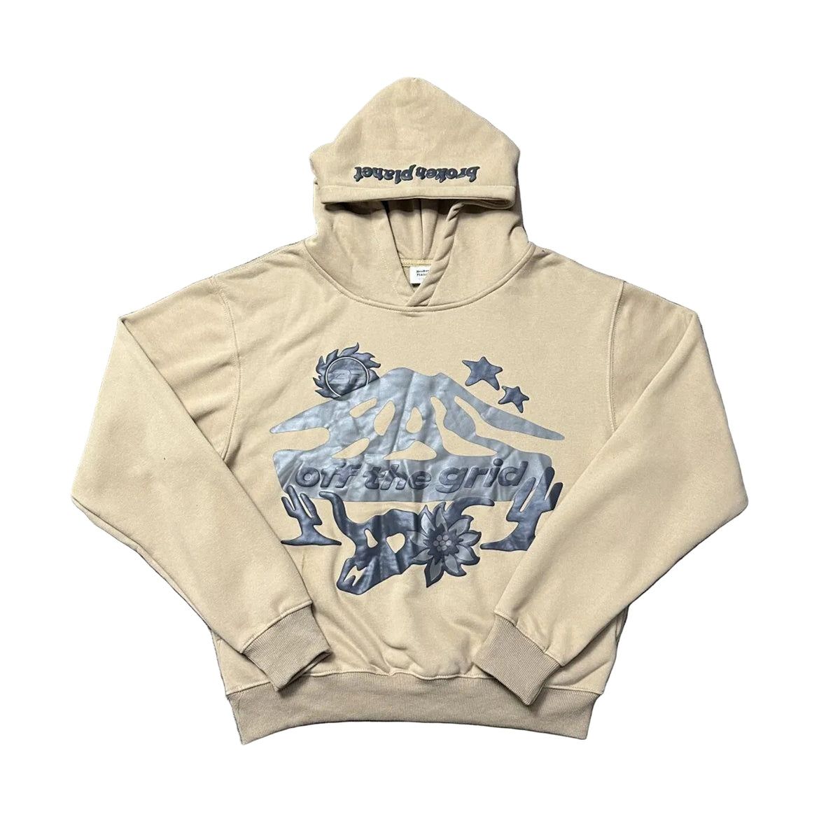 Broken Planet Desert‑Graphic Hoodie
