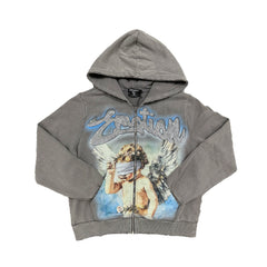 MIXED EMOTION Blind Angel Zip‑Up Hoodie