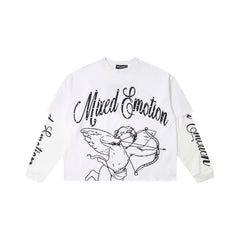 MIXED EMOTION Cupid Layered‑Sleeve Top