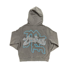 MIXED EMOTION Blind Angel Zip‑Up Hoodie
