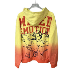 MIXED EMOTION Gradient Cupid Zip‑Up Hoodie