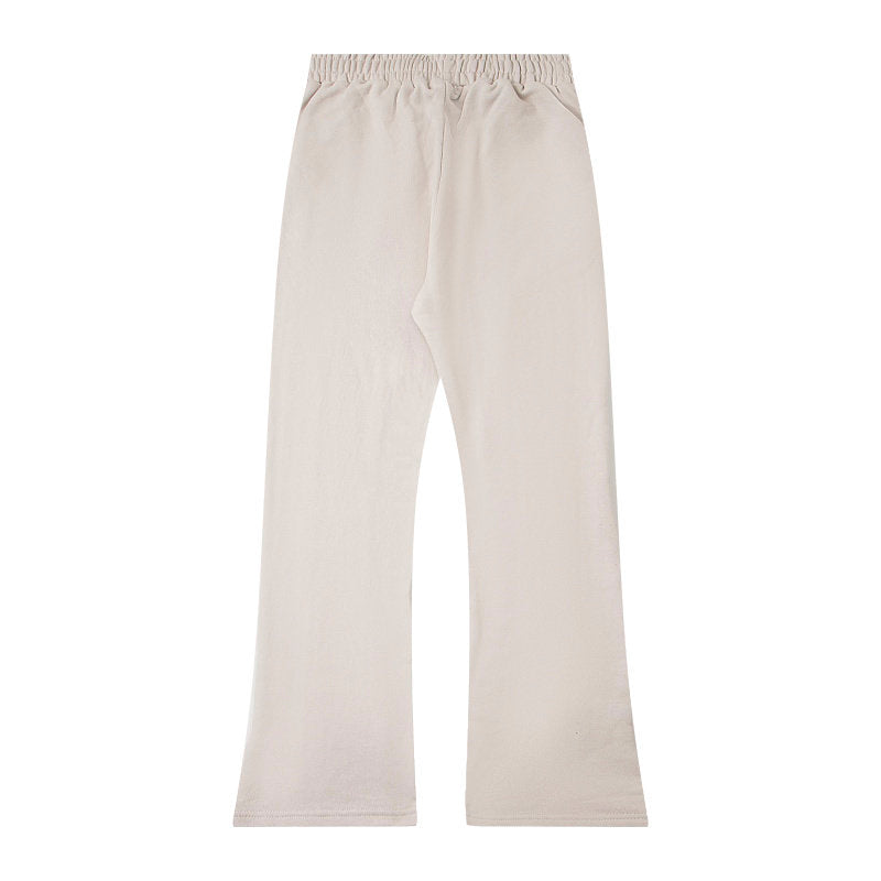 MIXED EMOTION Studded Flare Sweat Pants