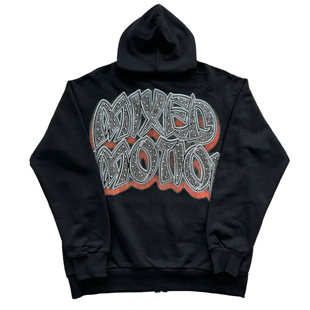 MIXED EMOTION Zombie Graphic Tracksuit Set