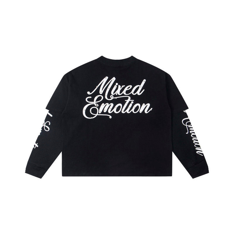 MIXED EMOTION Cupid Layered‑Sleeve Top