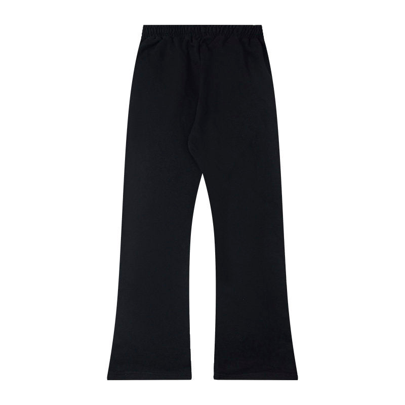 MIXED EMOTION Studded Flare Sweat Pants