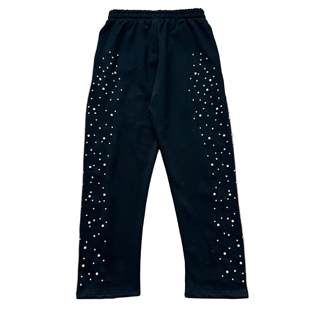 MIXED EMOTION Rhinestone Tracksuit Set