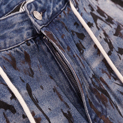 Hellstar Graffiti Print Baggy Jeans