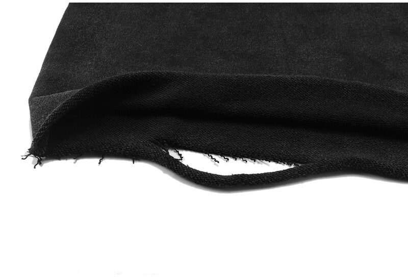 MIXED EMOTION Thorn‑Crown Fake Two‑Piece Top