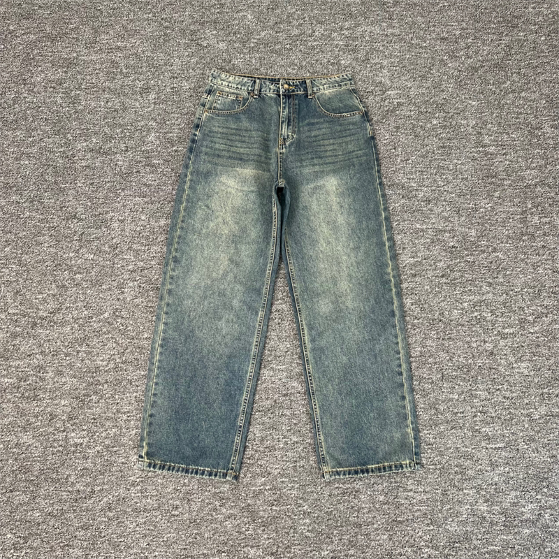 Derschutze Photo Patch Baggy Jeans