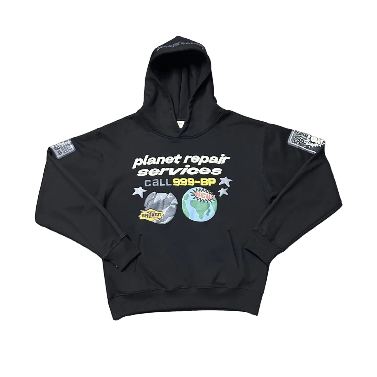 Broken Planet Space‑Patch Street Hoodie