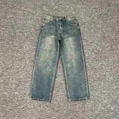 Derschutze Photo Patch Baggy Jeans