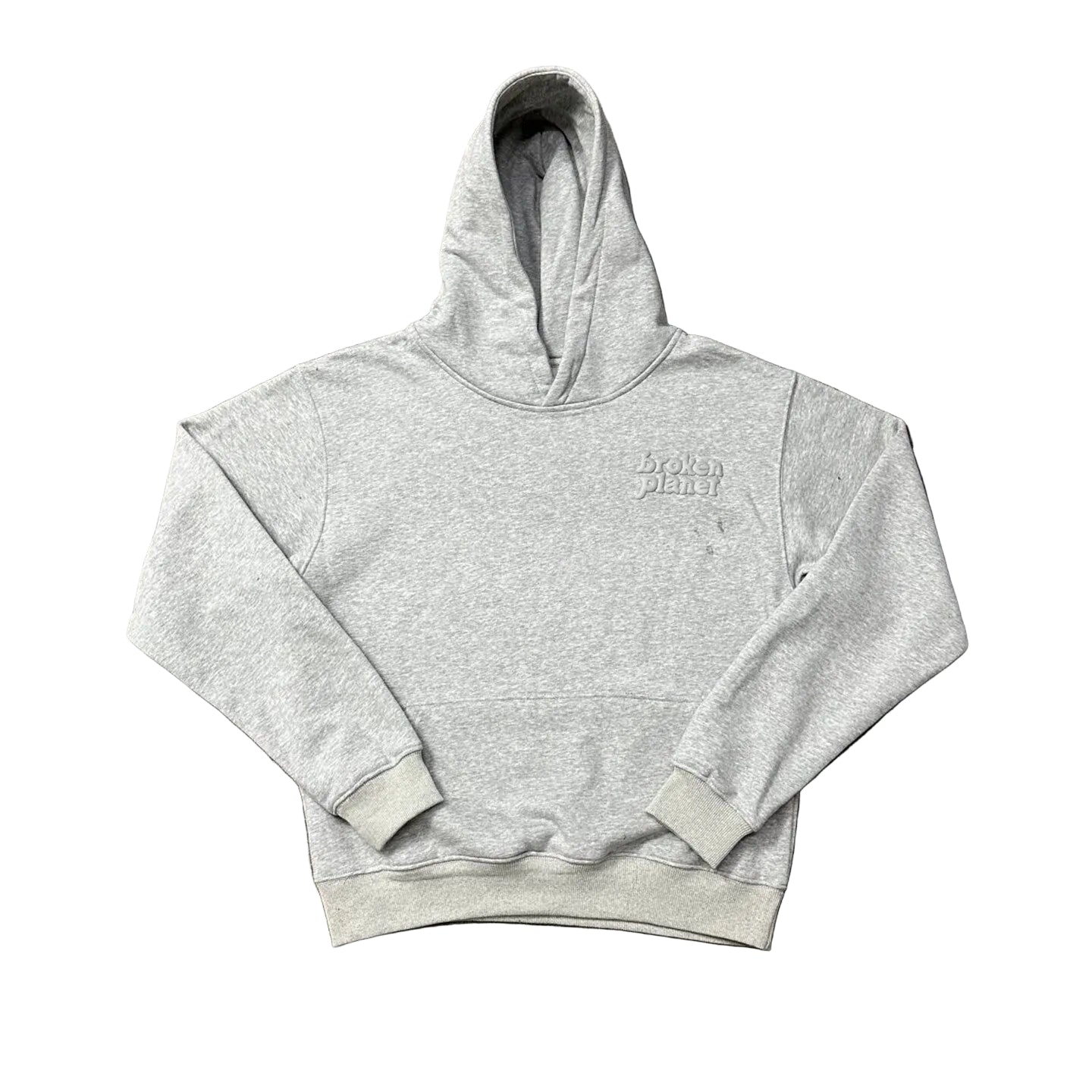 Broken Planet Embossed‑Logo Hoodie
