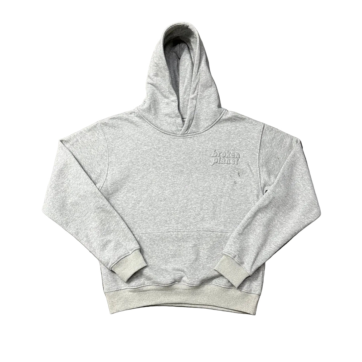 Broken Planet Embossed‑Logo Hoodie