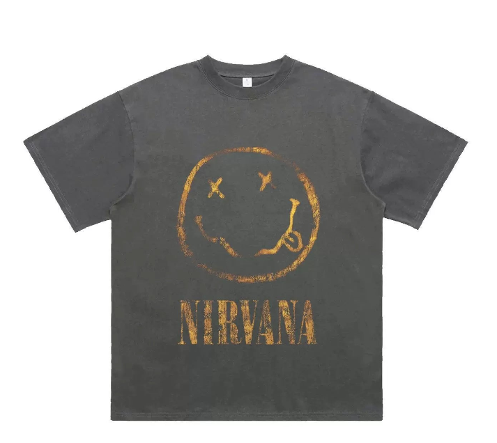 Nirvana Smiley Face Tee ⭐