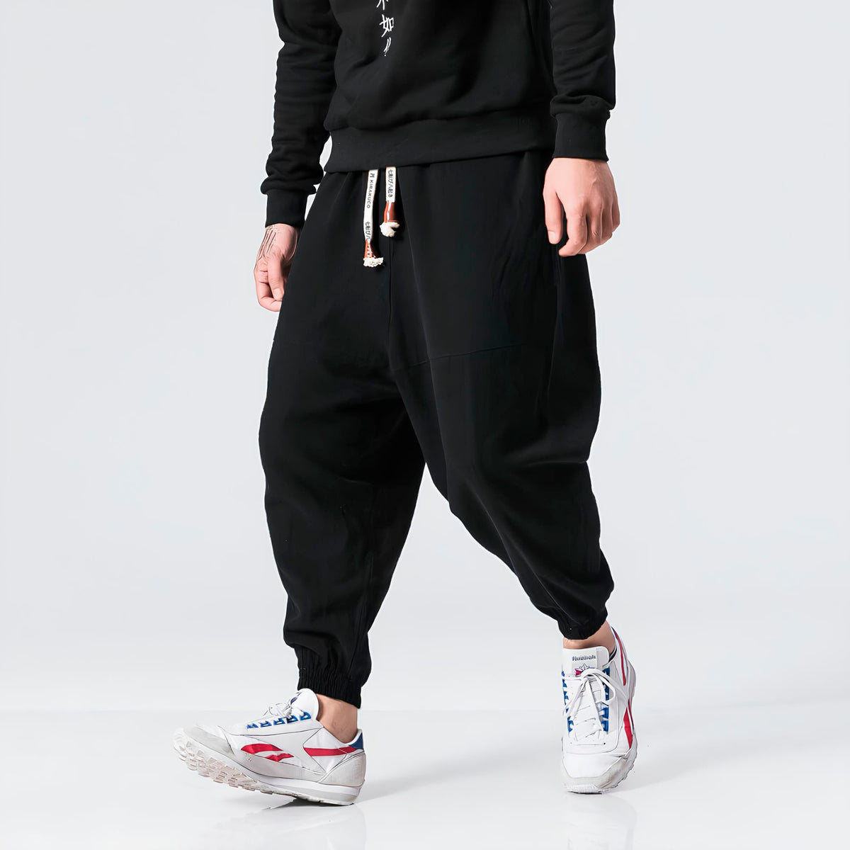 Kensei cotton harem pants