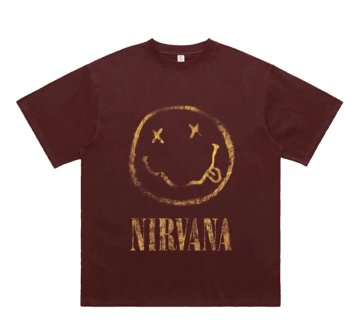 Nirvana Smiley Face Tee ⭐