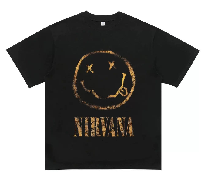 Nirvana Smiley Face Tee ⭐