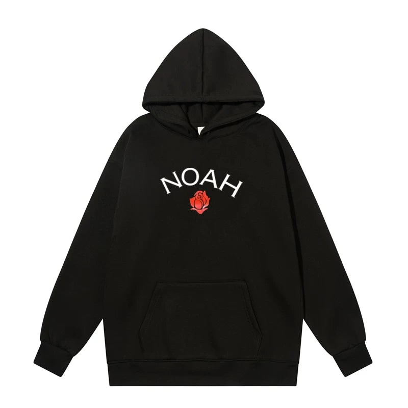 NOAH秋冬潮牌连帽卫衣男女重磅加绒宽松情侣帽衫外套