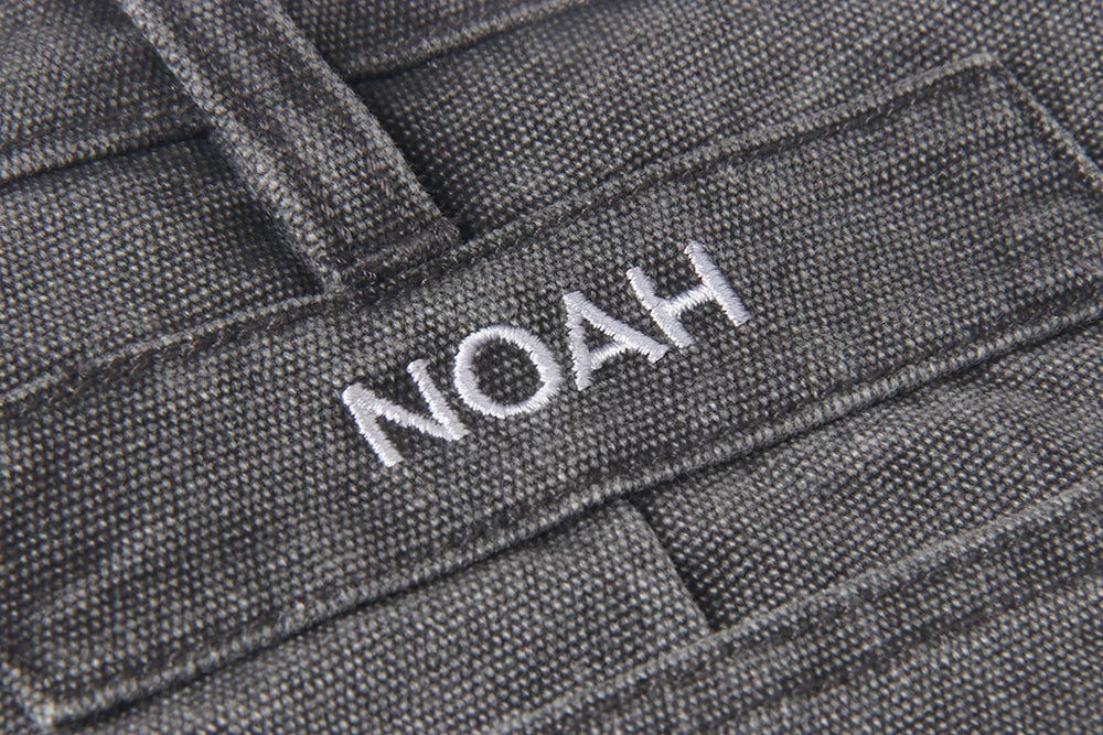 noah24春季新款水洗长裤刺绣logo直筒休闲珠帆布长裤男宽松百搭