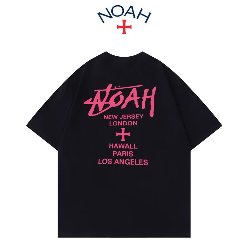 NOAH RTCC Summer New American Trendy Brand Short sleeved T-shirt for Men and Women Heavy duty Pure Cotton Niche Design Top (1)
