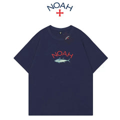 NOAH夏季经典款黑魂美式潮牌休闲宽松重磅纯棉情侣短袖T恤男女潮 (12)