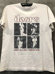 The Doors: Retro Portrait American Street Niche VTG Shoulder Loose Rock Short Sleeve T-shirt