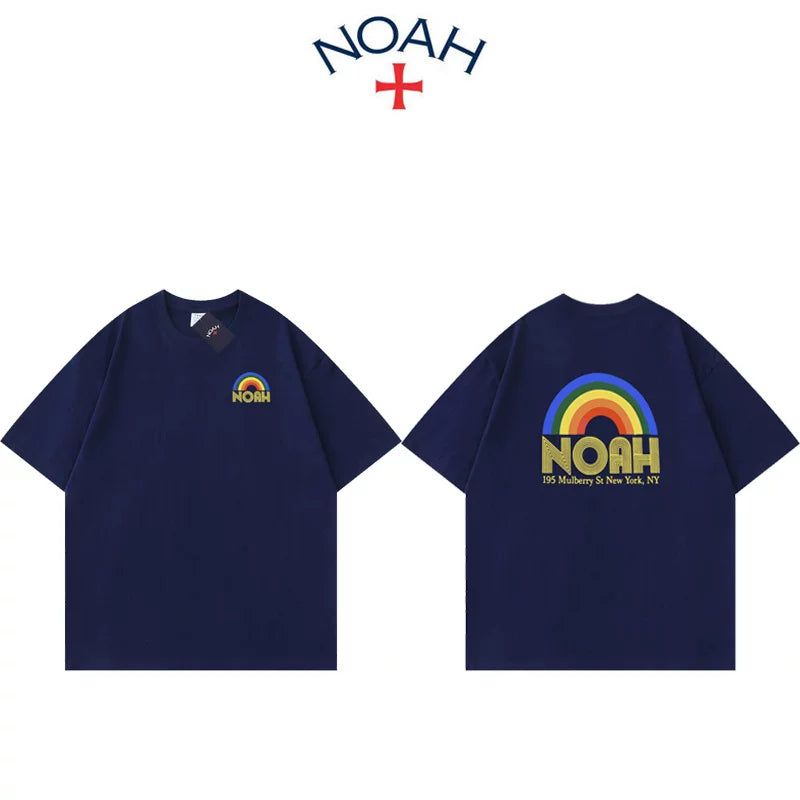 NOAH BWCJ小众潮牌美式夏季重磅纯棉宽松男士情侣半袖短袖T恤ins (1)