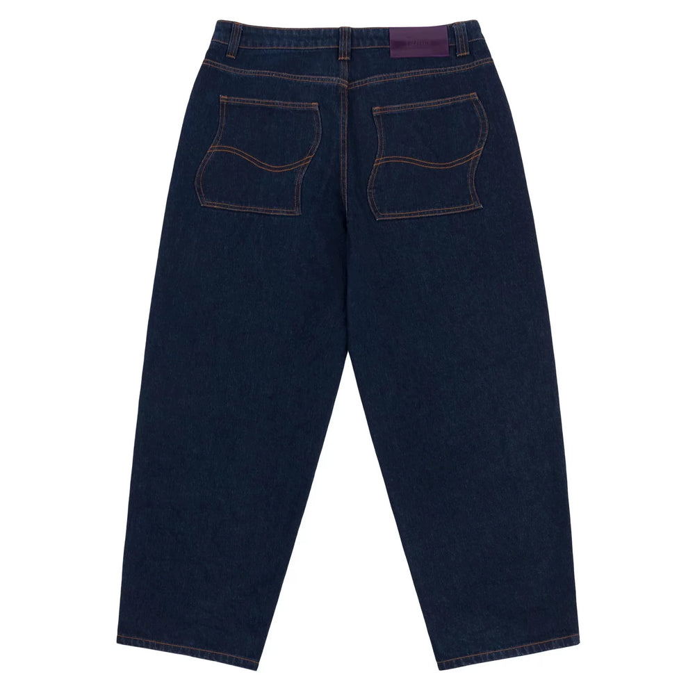 Trending street skateboard dime baby straight loose cotton denim pants Washing denim trousers men