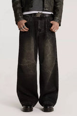 Jaded London Jeans in stock, American retro pleated jeans, loose wide leg pants, vintage high street style