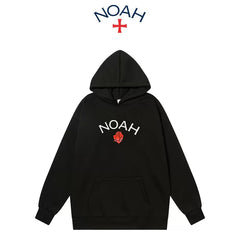 NOAH秋冬潮牌连帽卫衣男女重磅加绒宽松情侣帽衫外套