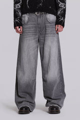 Jaded London Jeans in stock, American retro pleated jeans, loose wide leg pants, vintage high street style